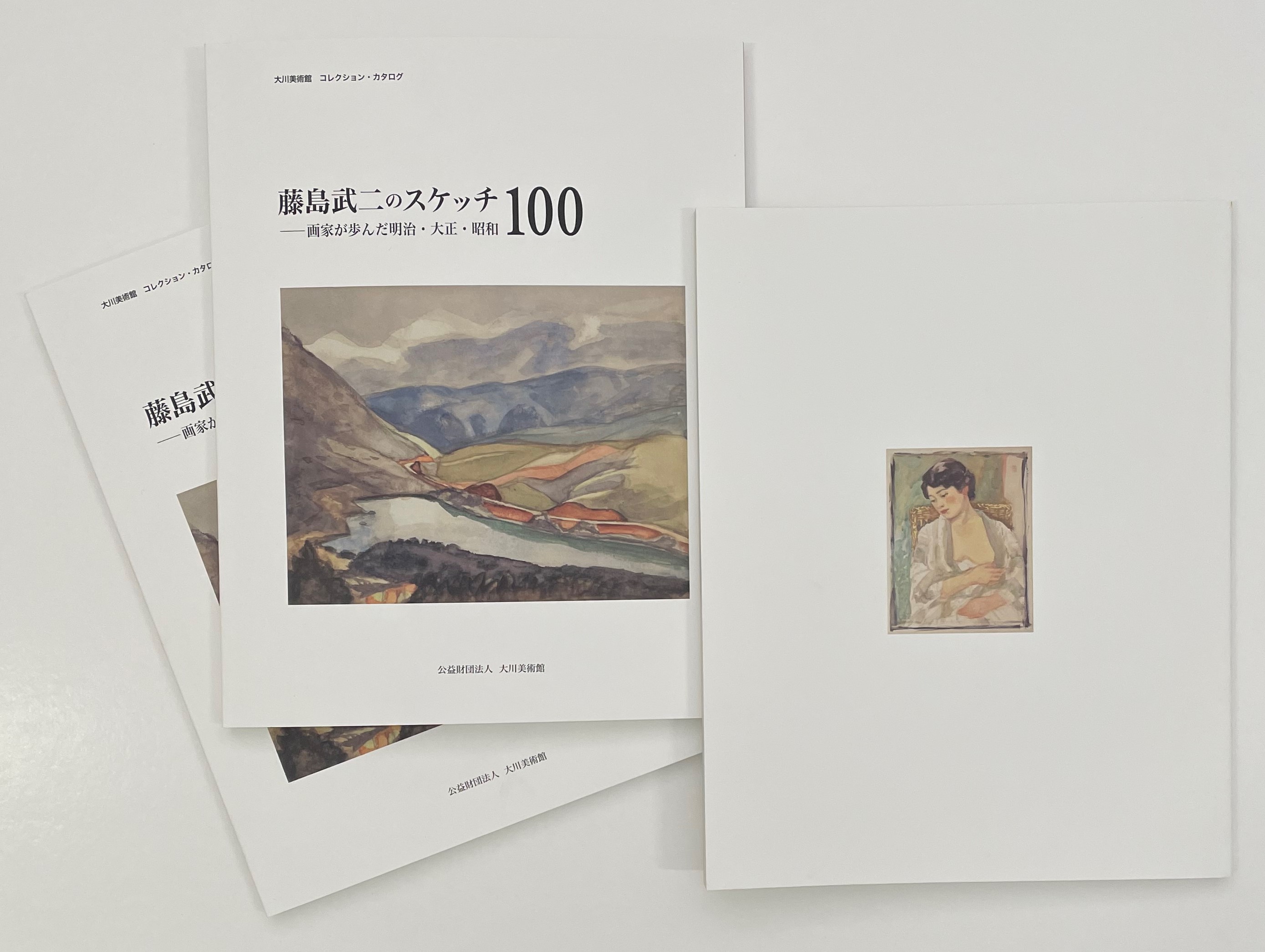 大川美術館コレクションカタログ
「藤島武二のスケッチ100」
「絵はがき」
ミュージアムショップにて販売中です
